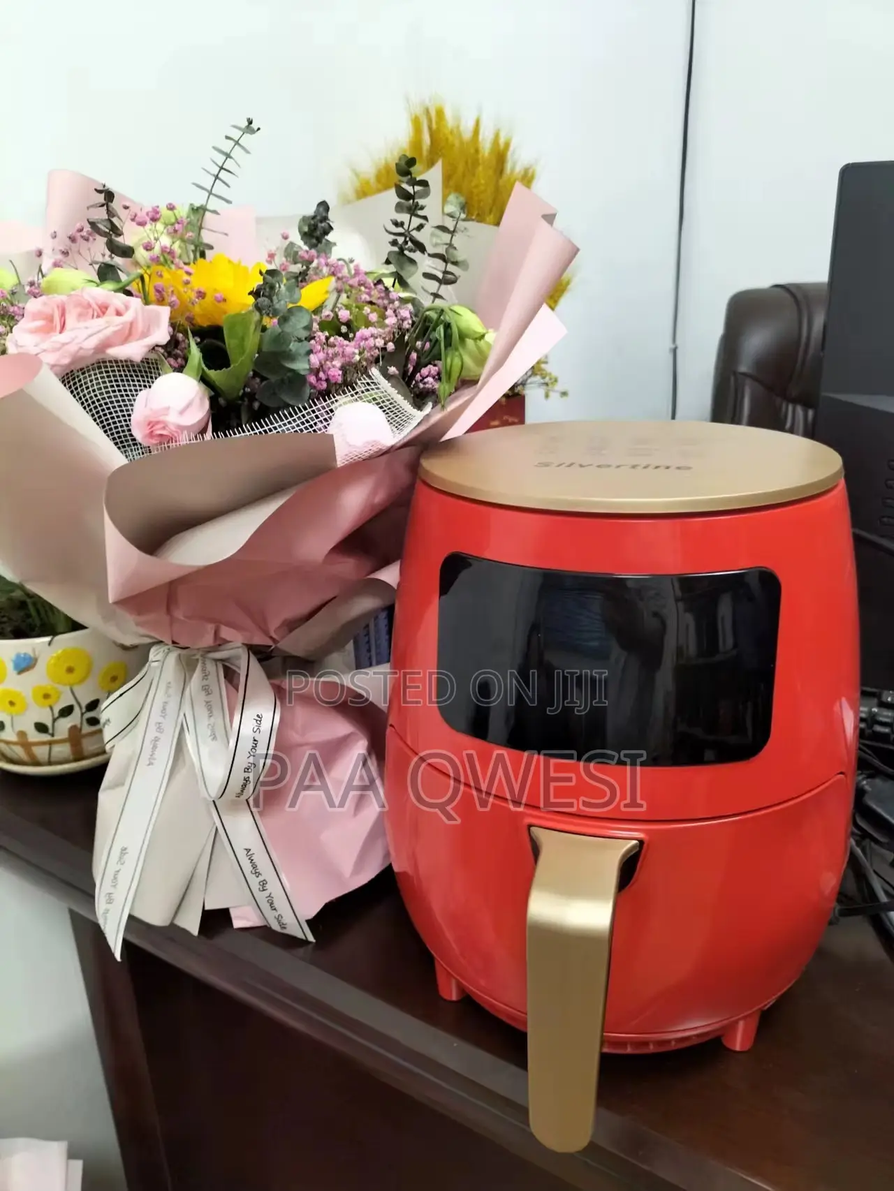 Silver Crest 6L Air Fryer(Red Color)