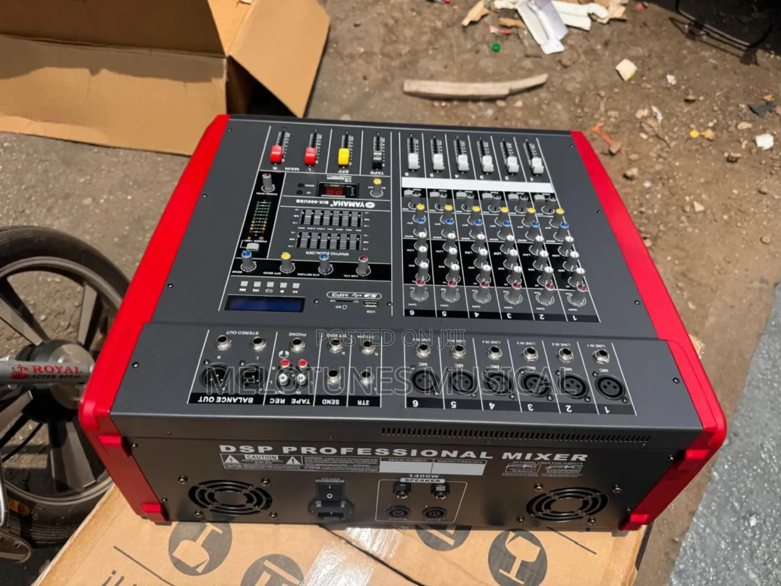 Yamaha Bix-600usb 6-Channel Powered Mixer