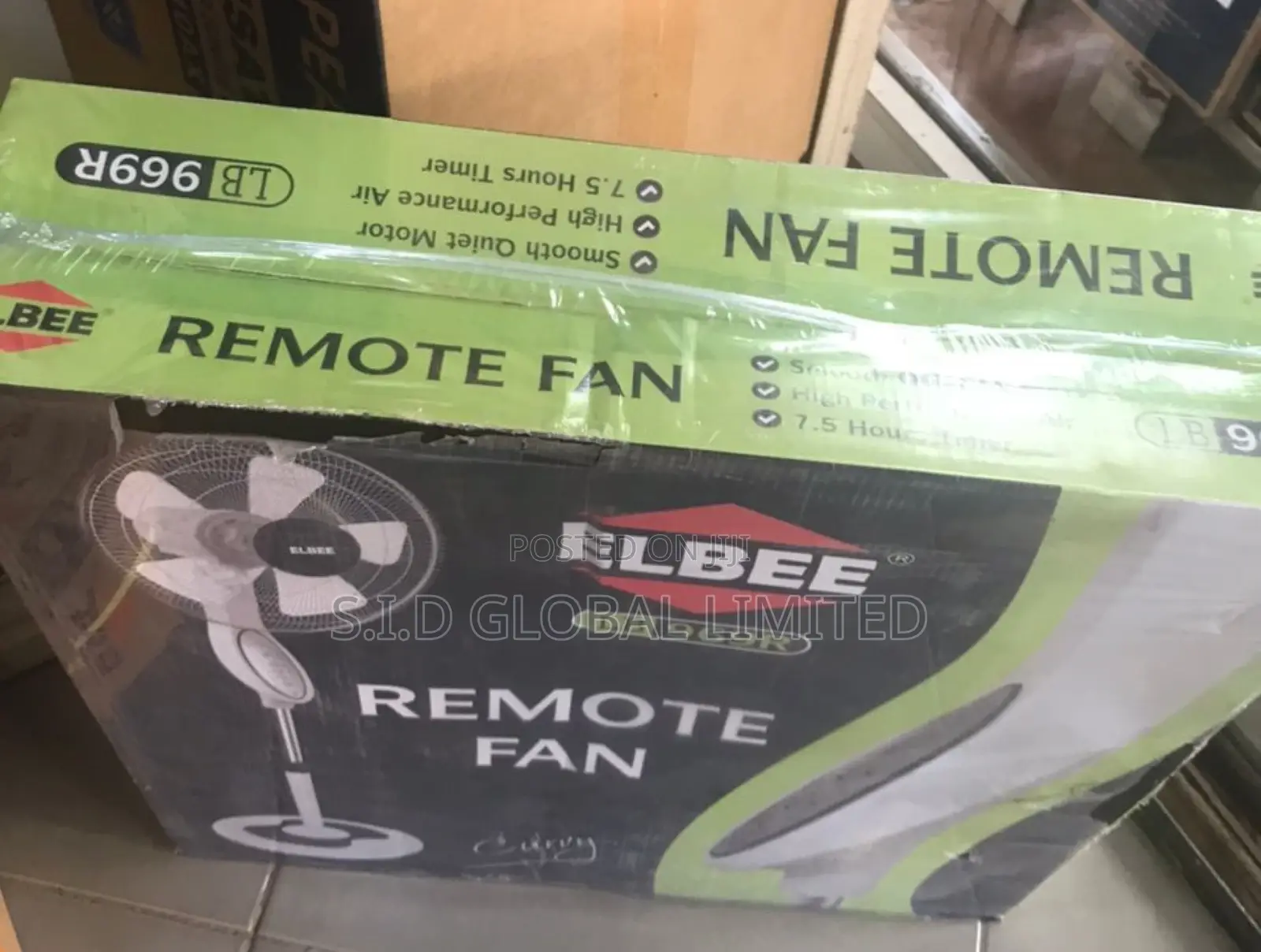 Go Grab Elbee 969R Curvy Remote Control Standing Fan