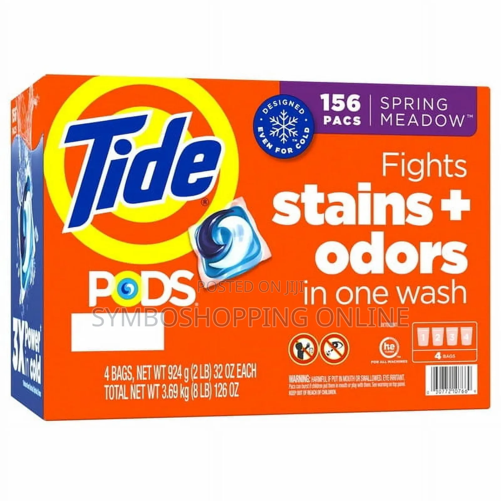 Tide PODS Liquid Laundry Detergent 156 Pacs, Spring Meadow