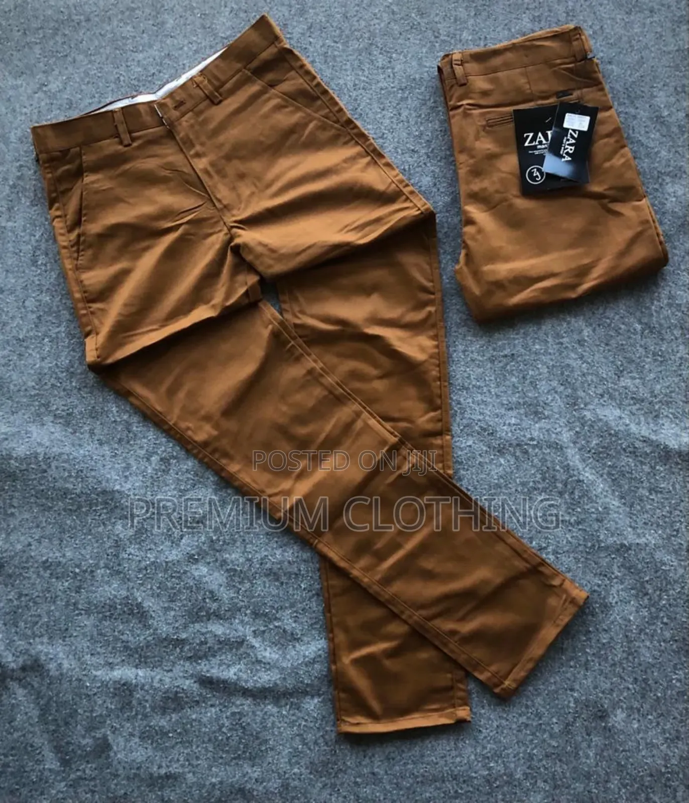 Correct Zara Khaki Trousers For Men