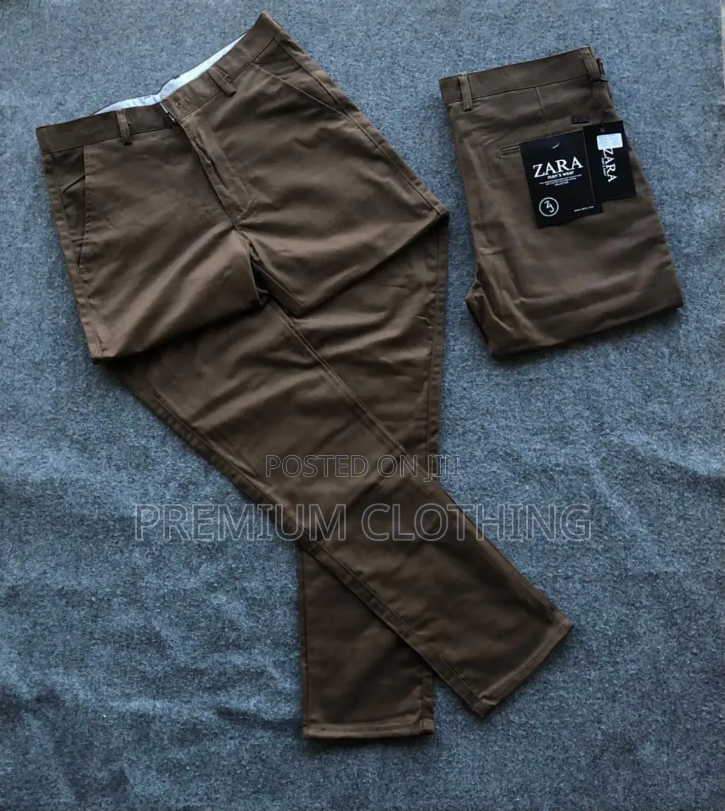 Correct Zara Khaki Trousers For Men