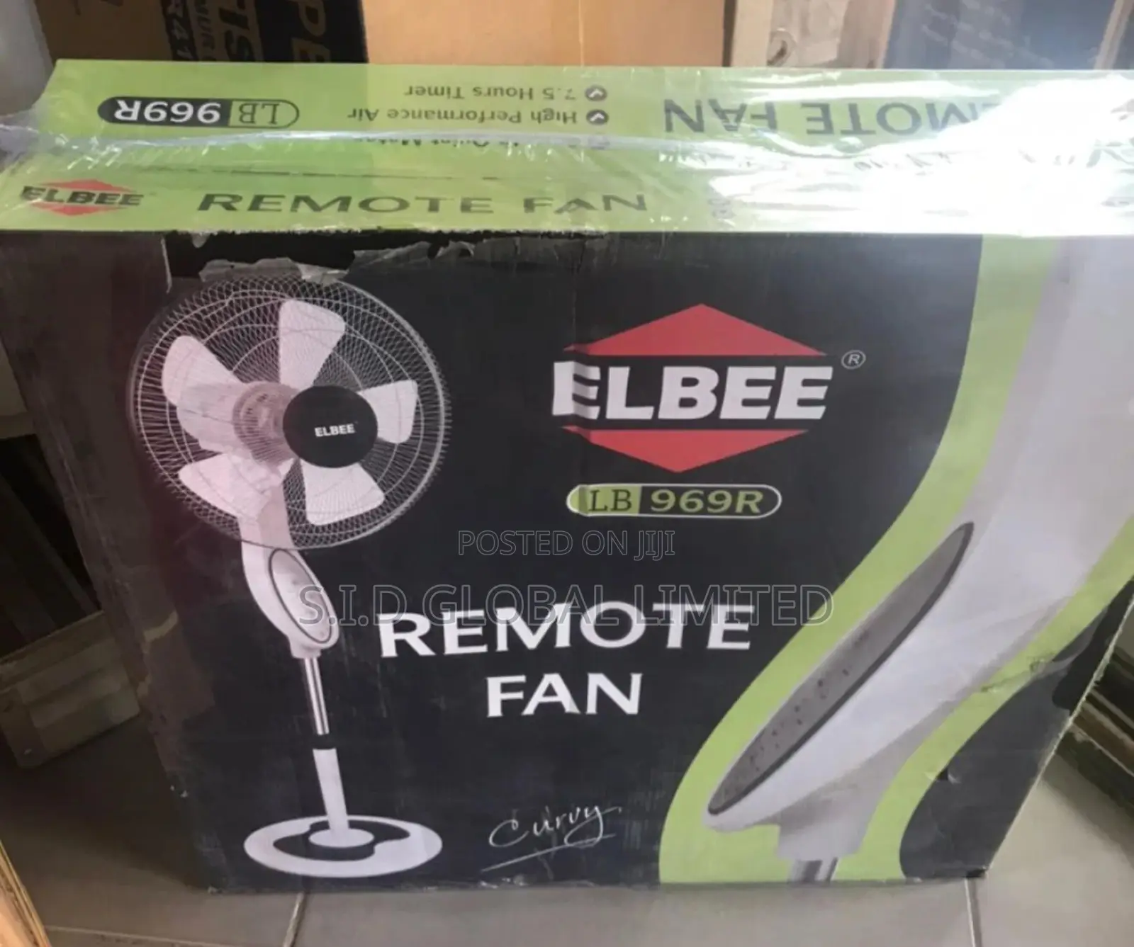 Order Elbee 969R Curvy Remote Control Standing Fan