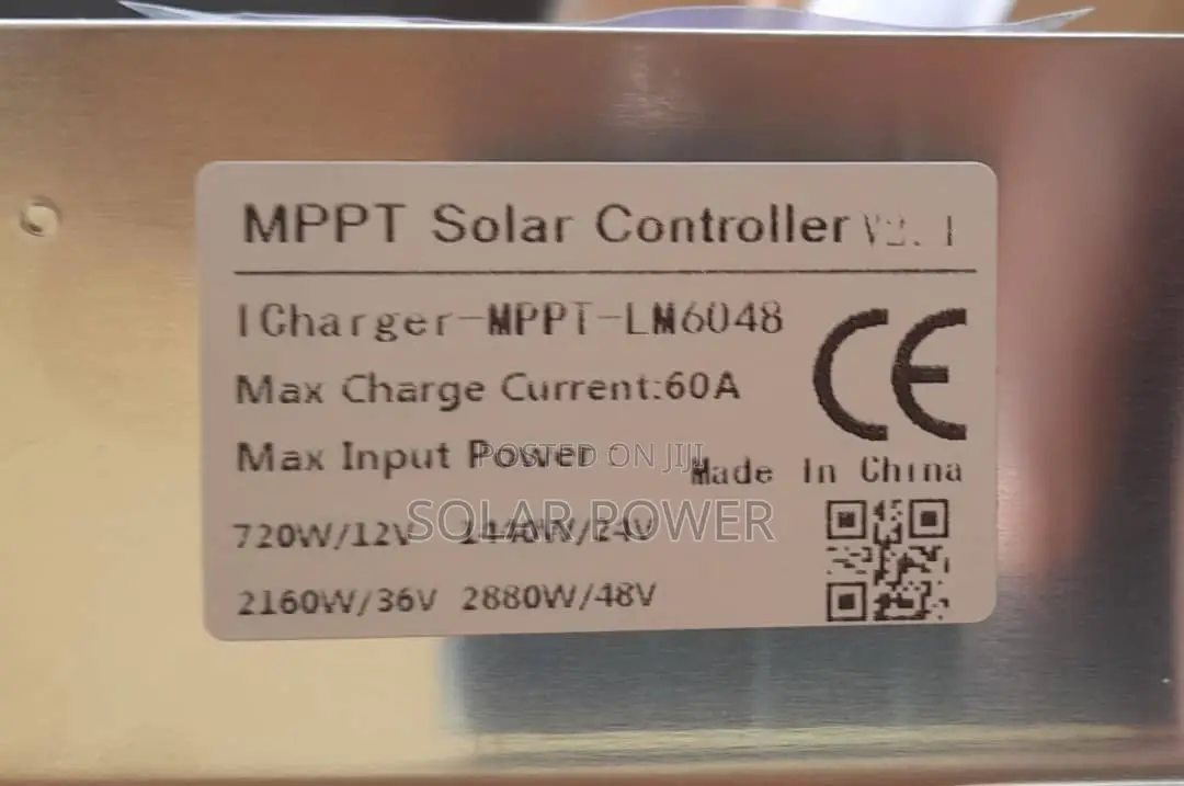 MPPT Charge Controller 12v/24v/48v: 60a, 100a