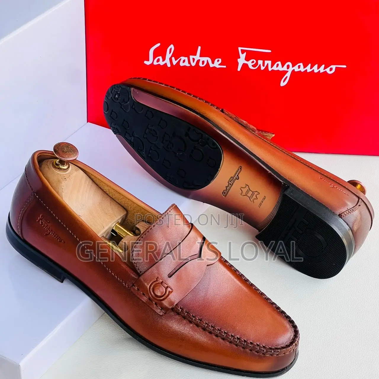 Ferragamo Shoe Brown Black