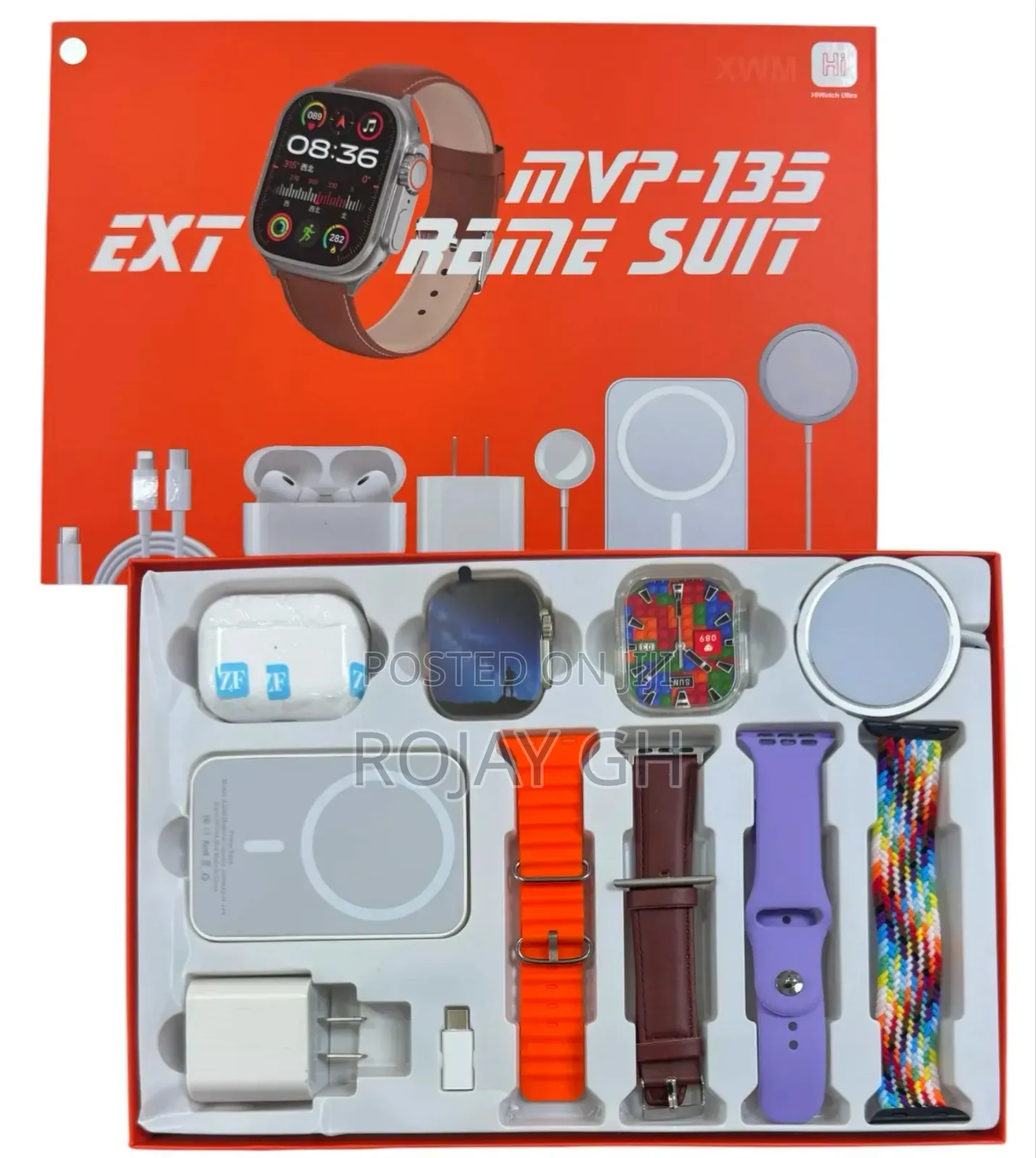 MVP-135 Xtreme Smartwatch Pack – 12-in-1 Smart - SILVER
