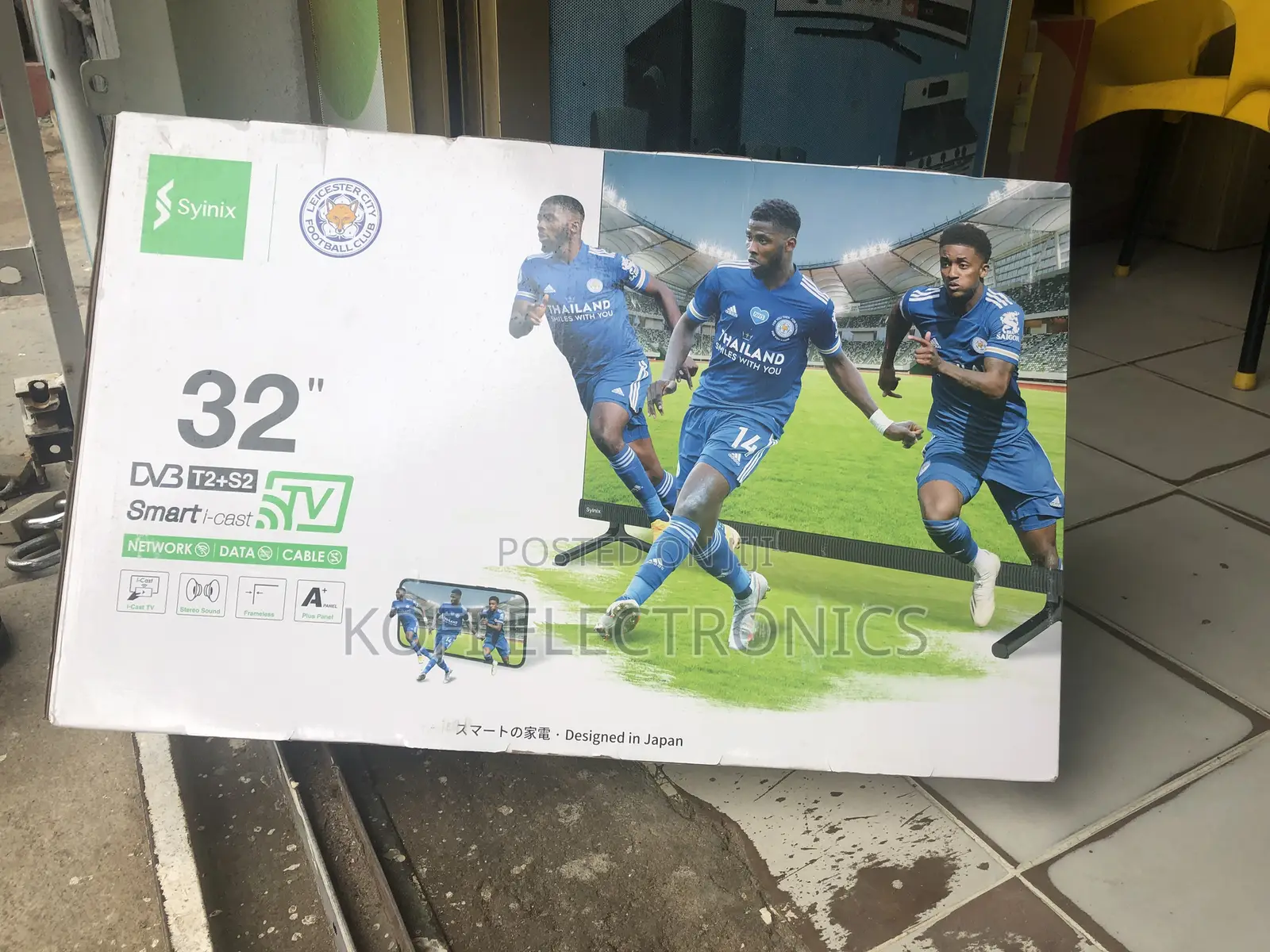 In-built Satellite Syinix Digital TV With I-cast