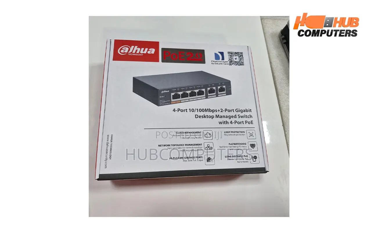 Dahua (DH-CS4006-4ET-60) Cloud 4 Port Poe Switch 60W