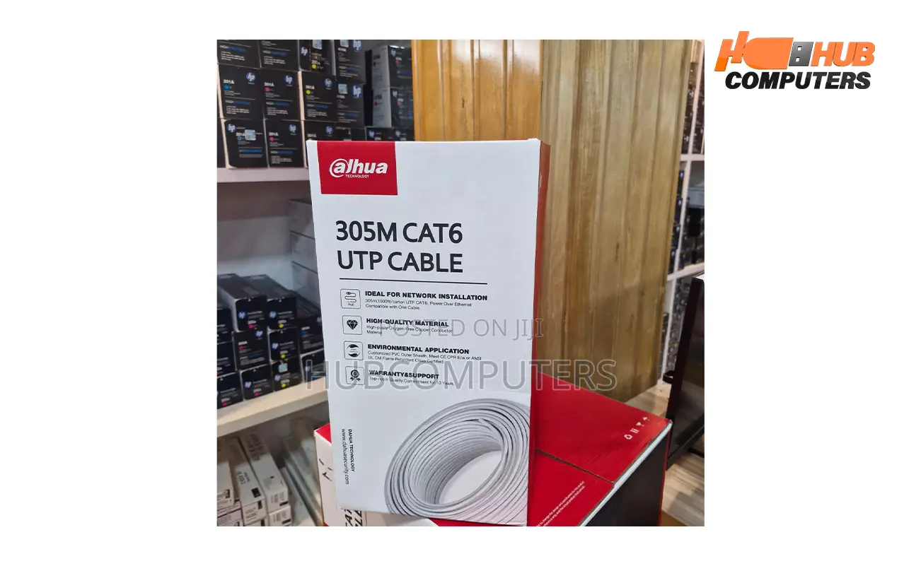 Dahua (DH-PFM920I-6UN-C) Cat 6 305M UTP Cable Full Copper