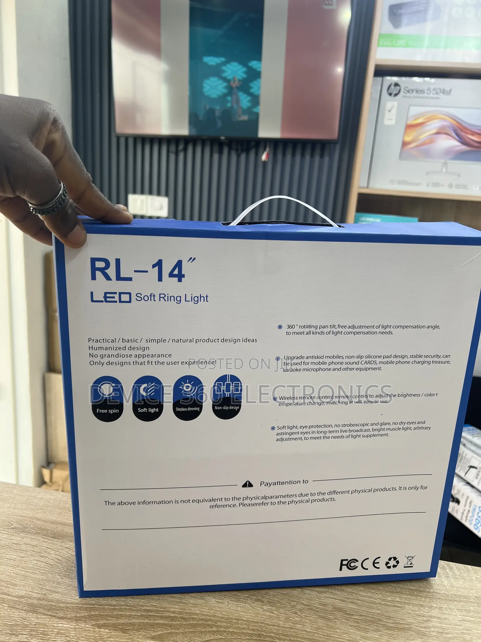 Quality Rl-14” Inches Led Soft Ring Light