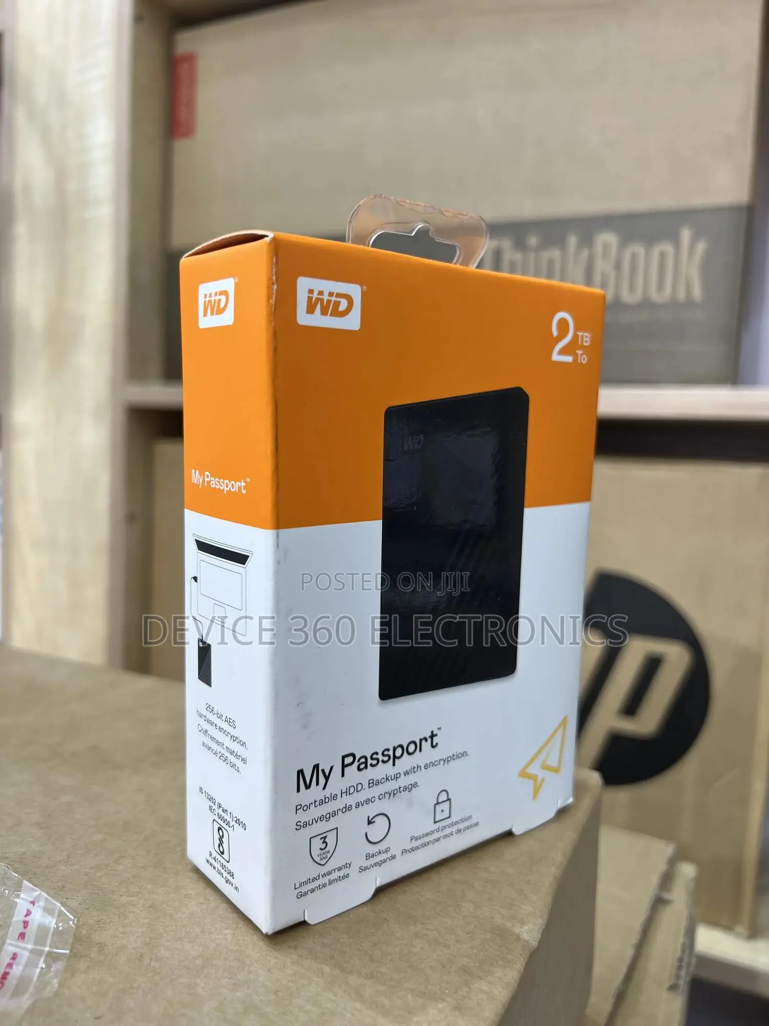 WD 2tb My Passport Portable HDD