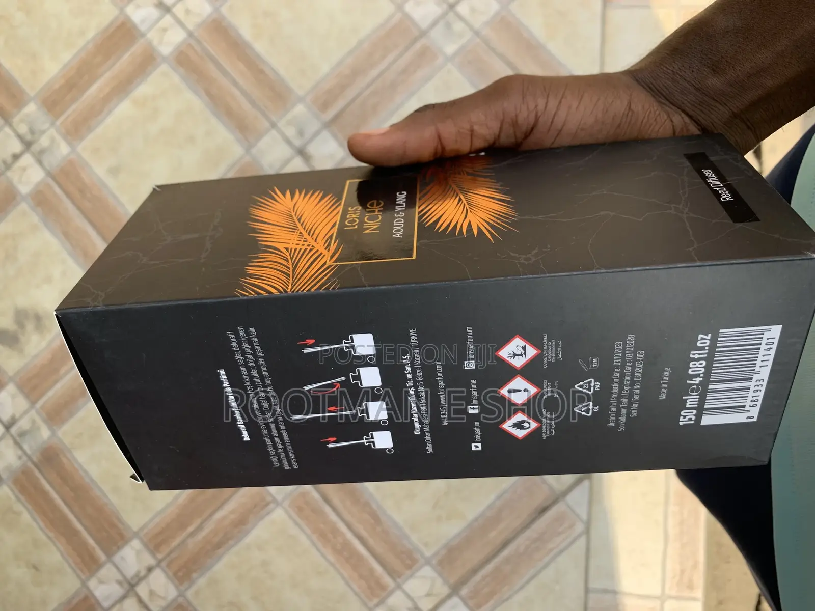 LORIS Niche Aoud Ylang Reed Diffuser -150ml