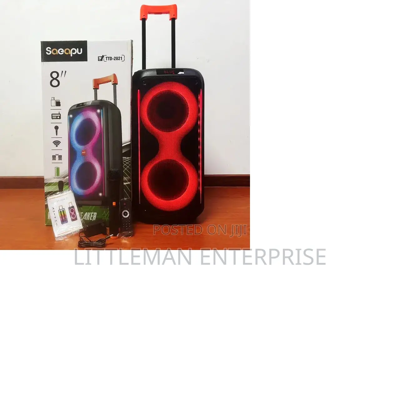 Portable Outdoor Bluetooth Speak With Microphone