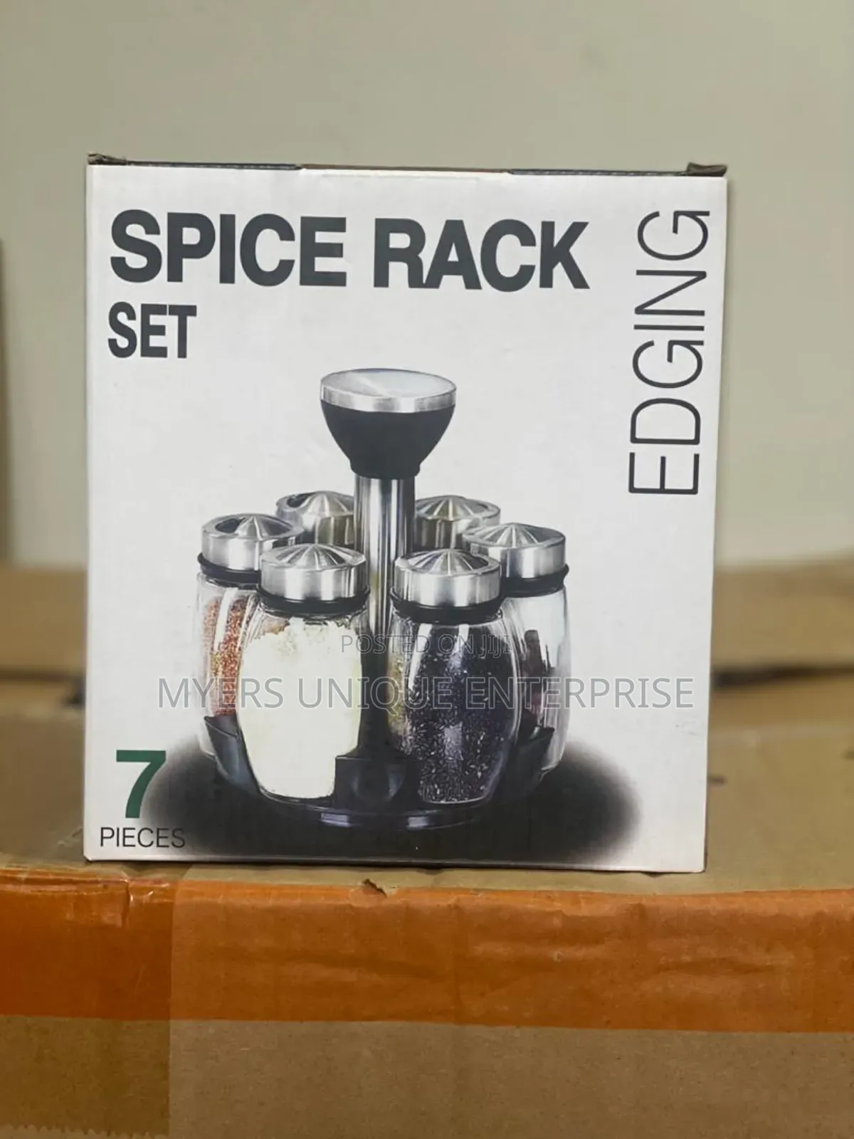Glass Spice Jar Set