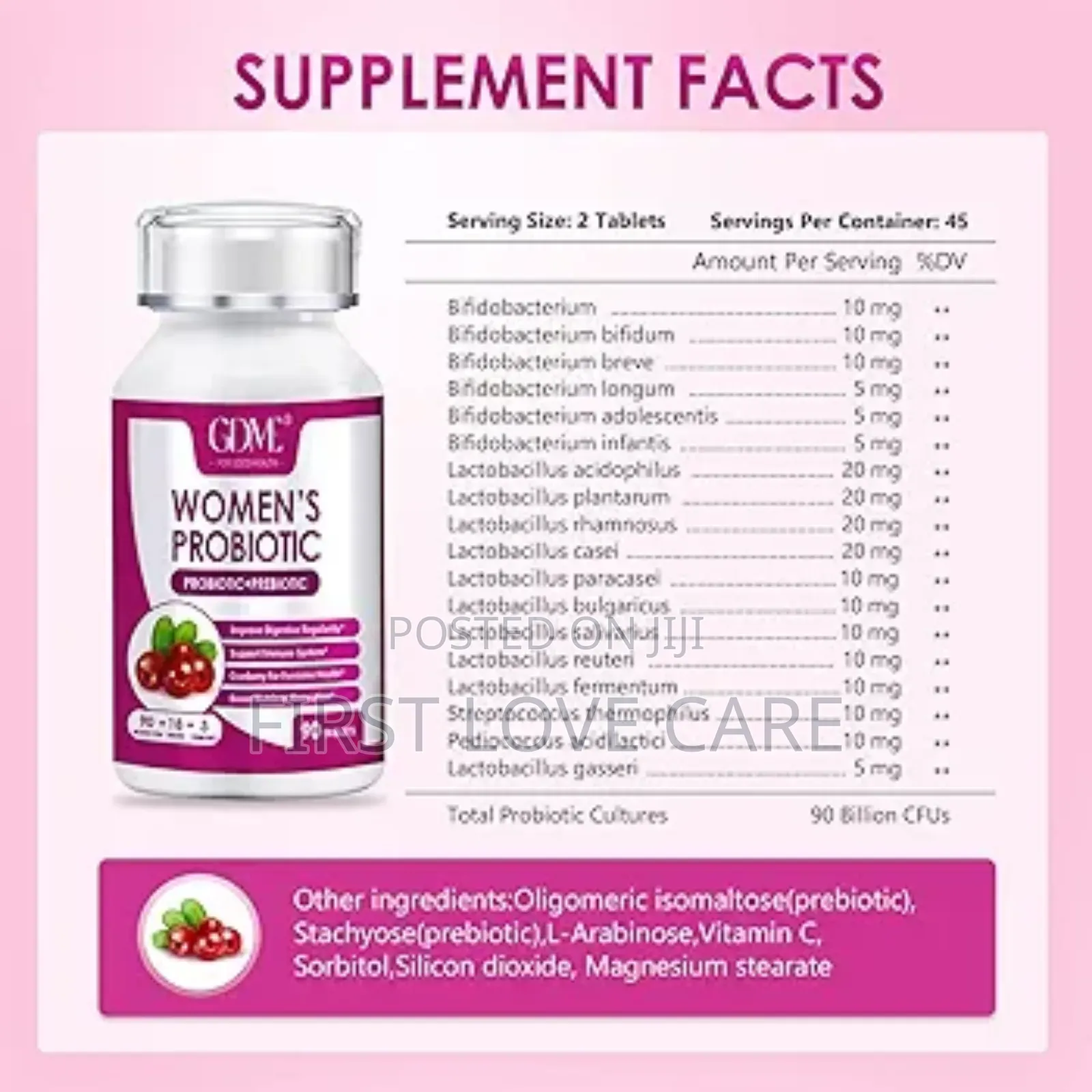 Gdme Powerful Women's Probiotic Support