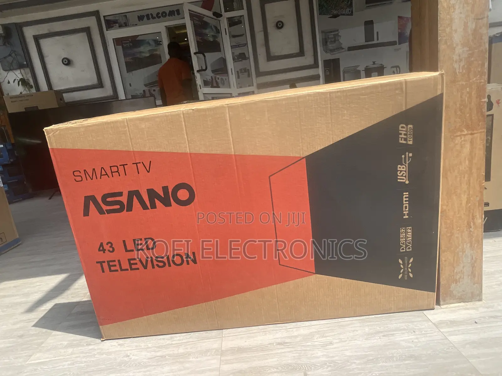 Fast Sale>> Asano 43'' Smart Digital Satellite TV