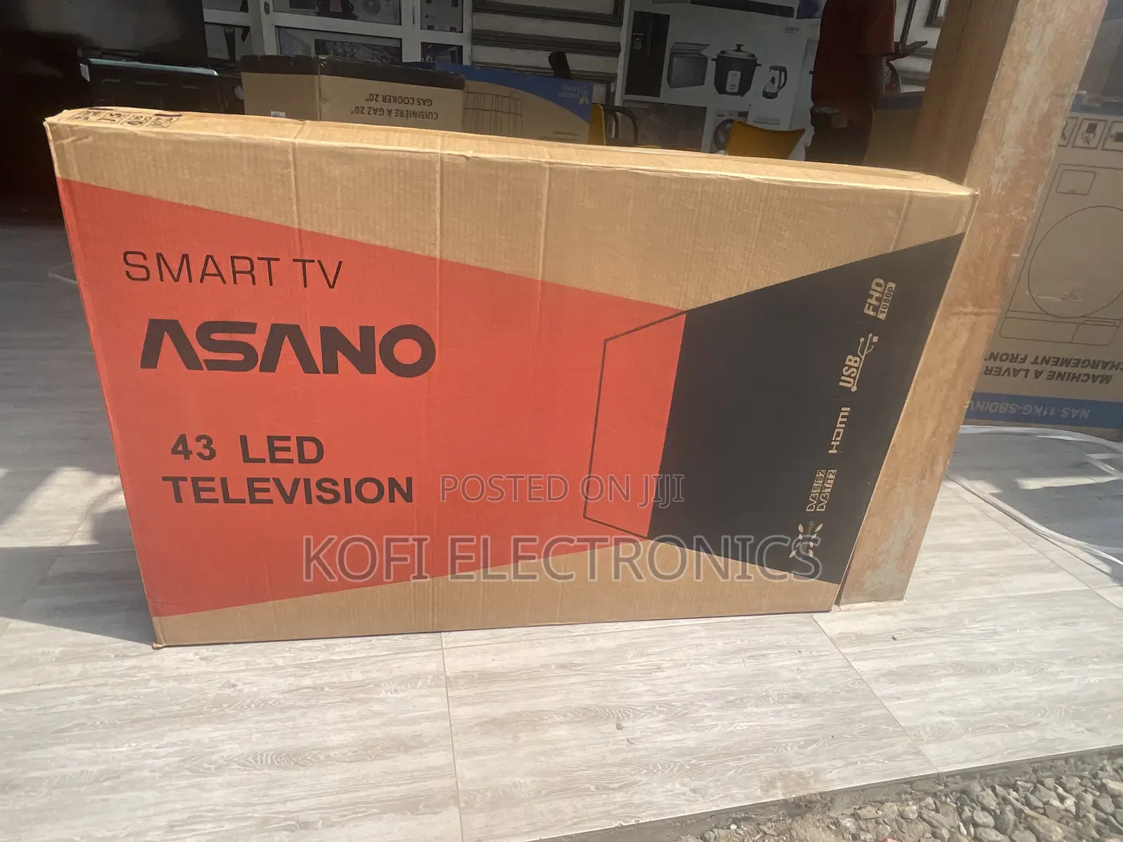 (For Digital & Satellite Channels) Asano 43'' Smart TV