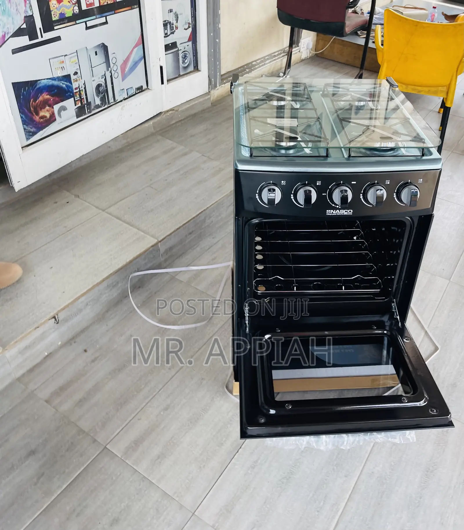 Unique in Box Nasco 4 Gas Burner WTH Oven and Grill.