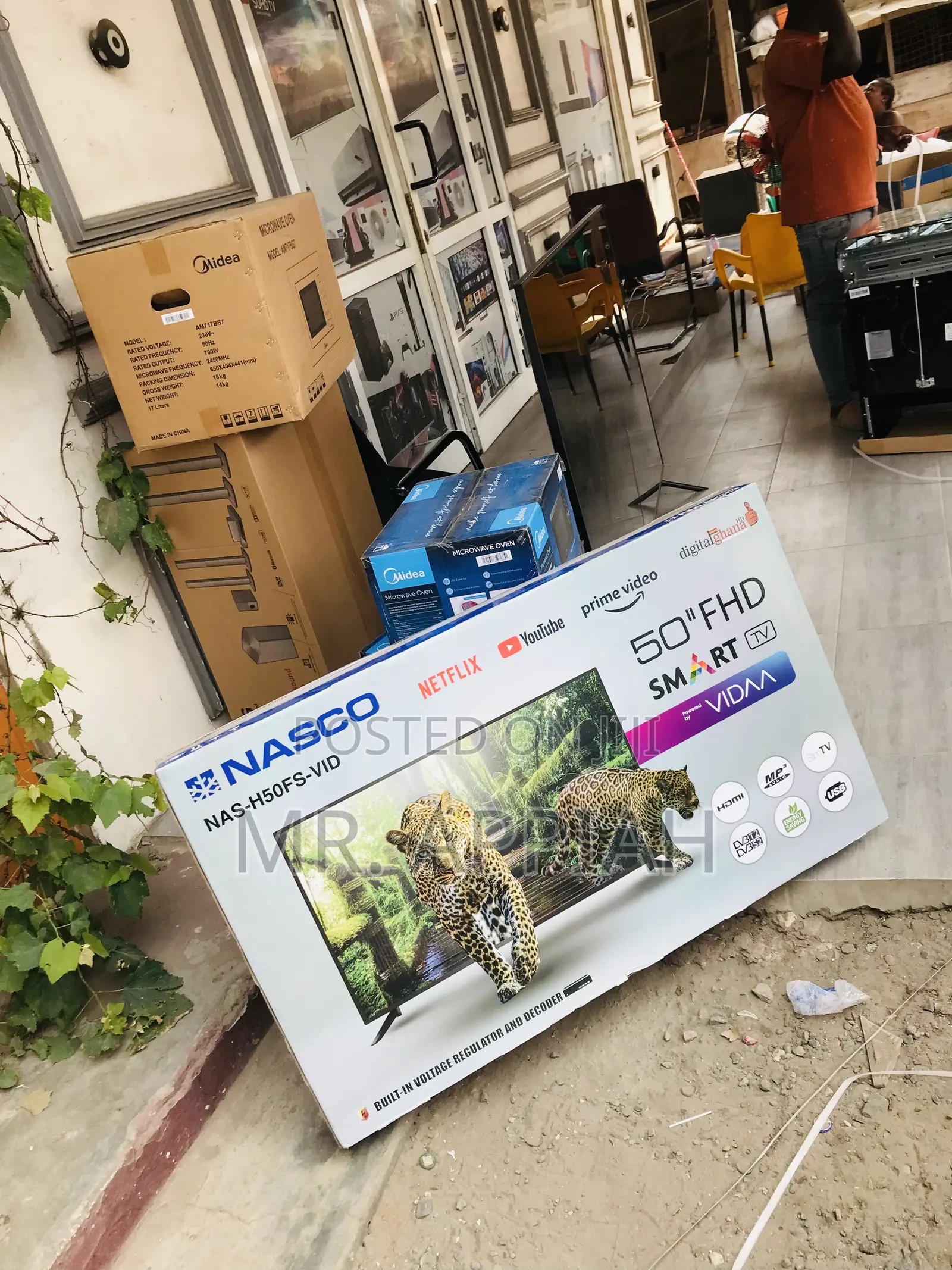 Full Hd Smart Nasco 50 Inch Digital Satellite Television.