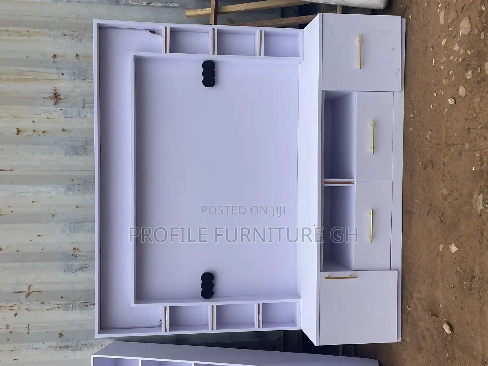 White 5 Feet Long TV Stand