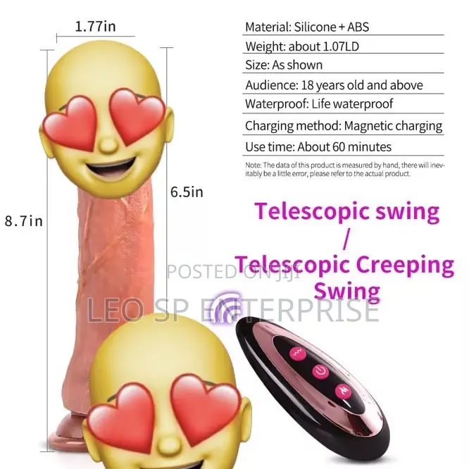 8.7 Inches Vibrating Dildo With Remote
