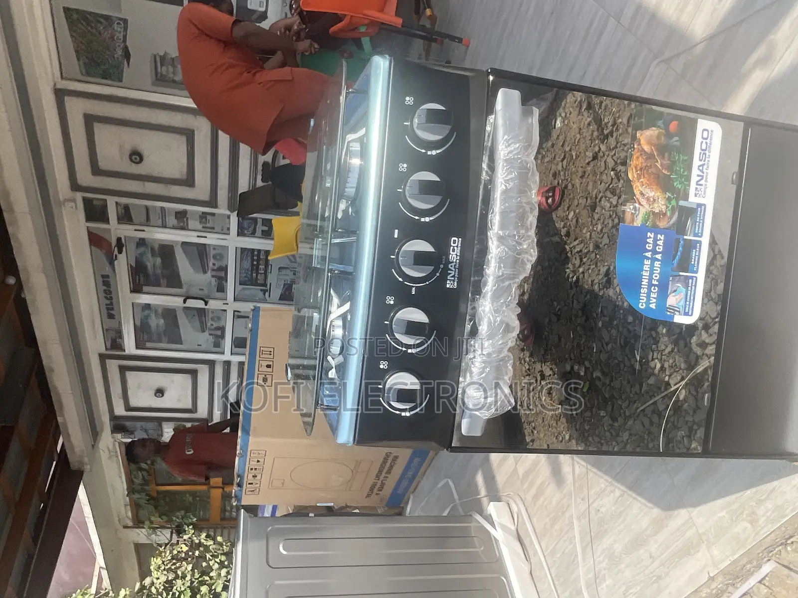 Nasco 4 Burner 50×50cm Gas Cooker W/ Grill
