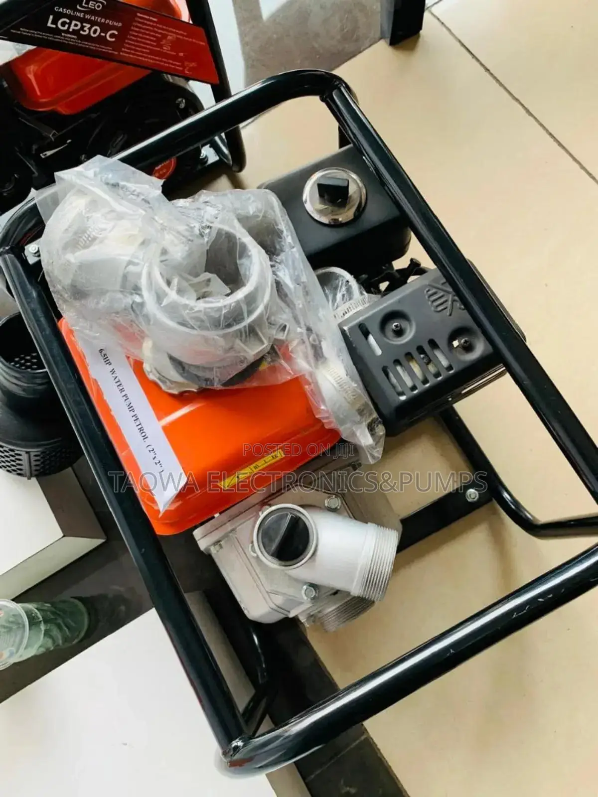 New 6.5hp Gasline Water Pump Leo