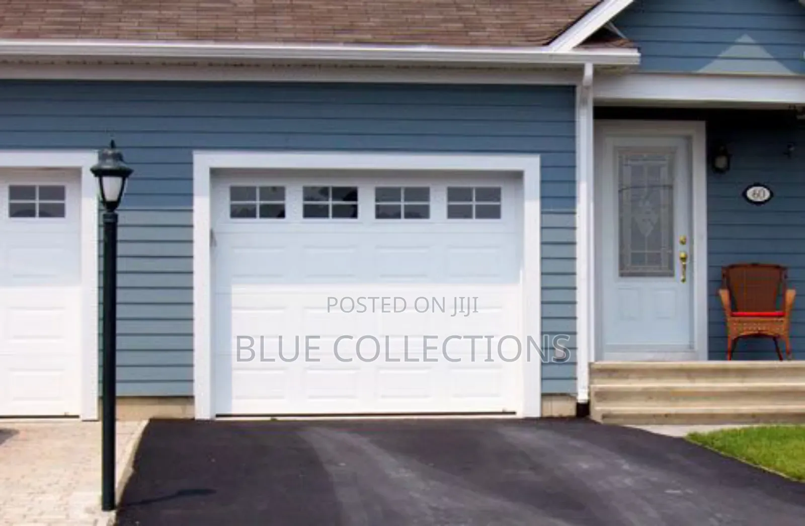 Canadian Garage Door With Fanlight