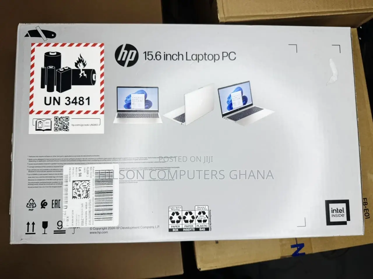 New Laptop HP 15 8GB Intel Core I3 SSD 256GB