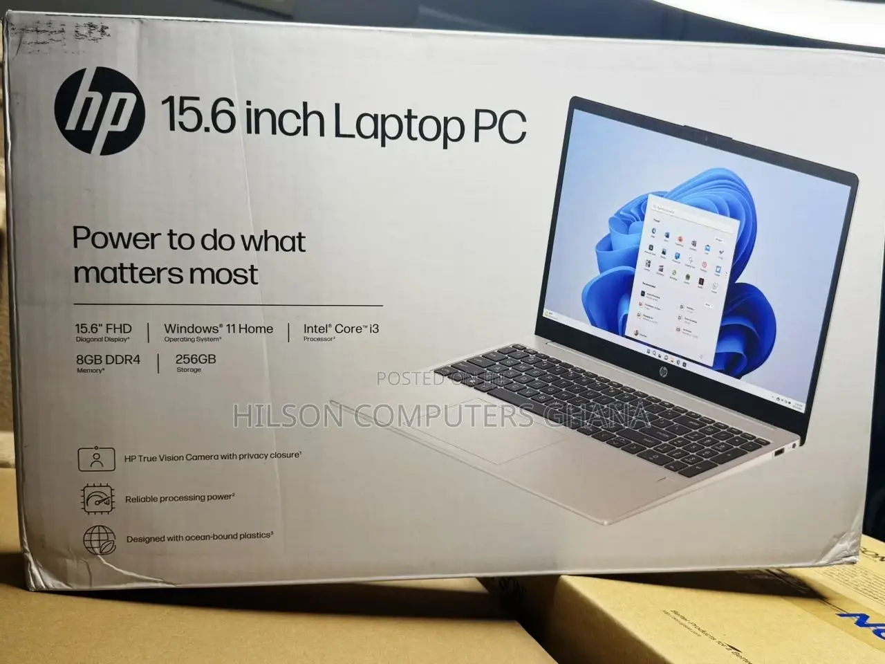 New Laptop HP 15 8GB Intel Core I3 SSD 256GB