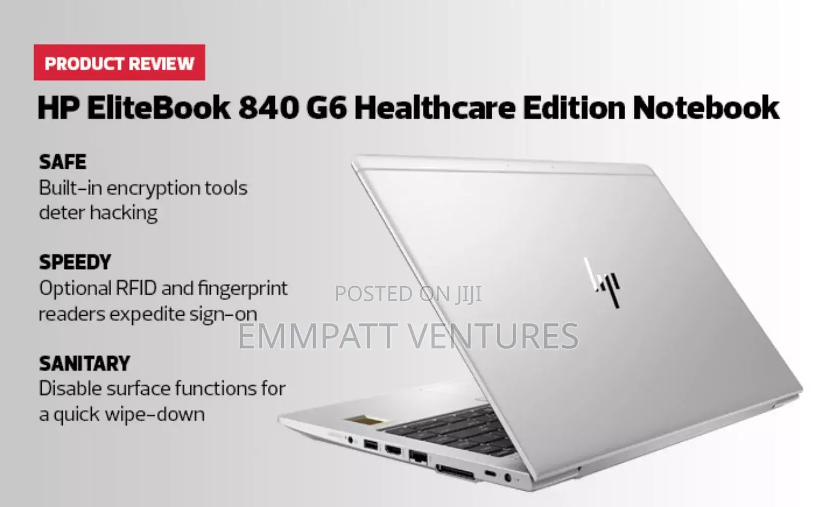 Laptop HP EliteBook 840 G6 8GB Intel Core i5 HDD+SSD 256GB