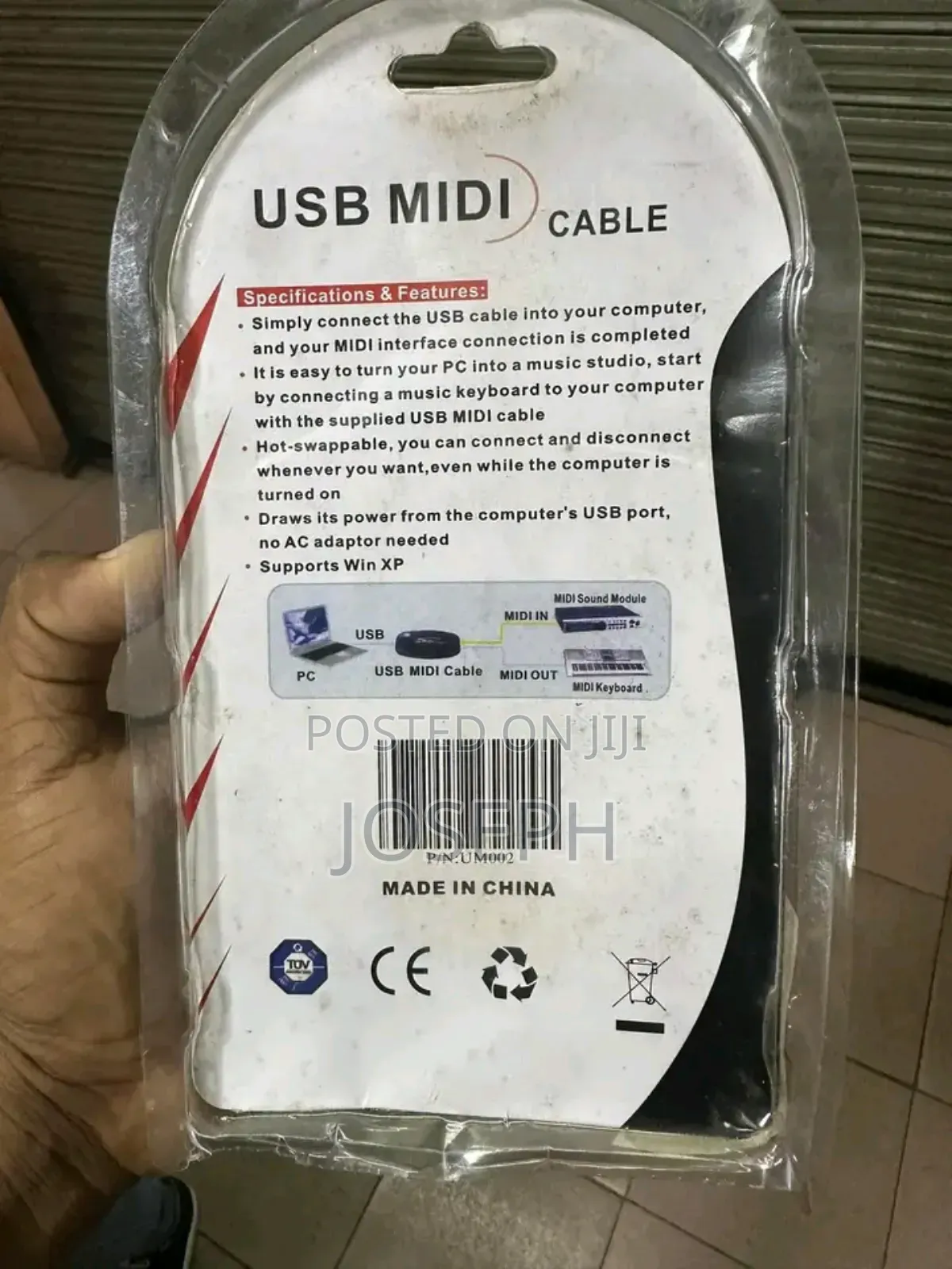 Usb Midi Cable