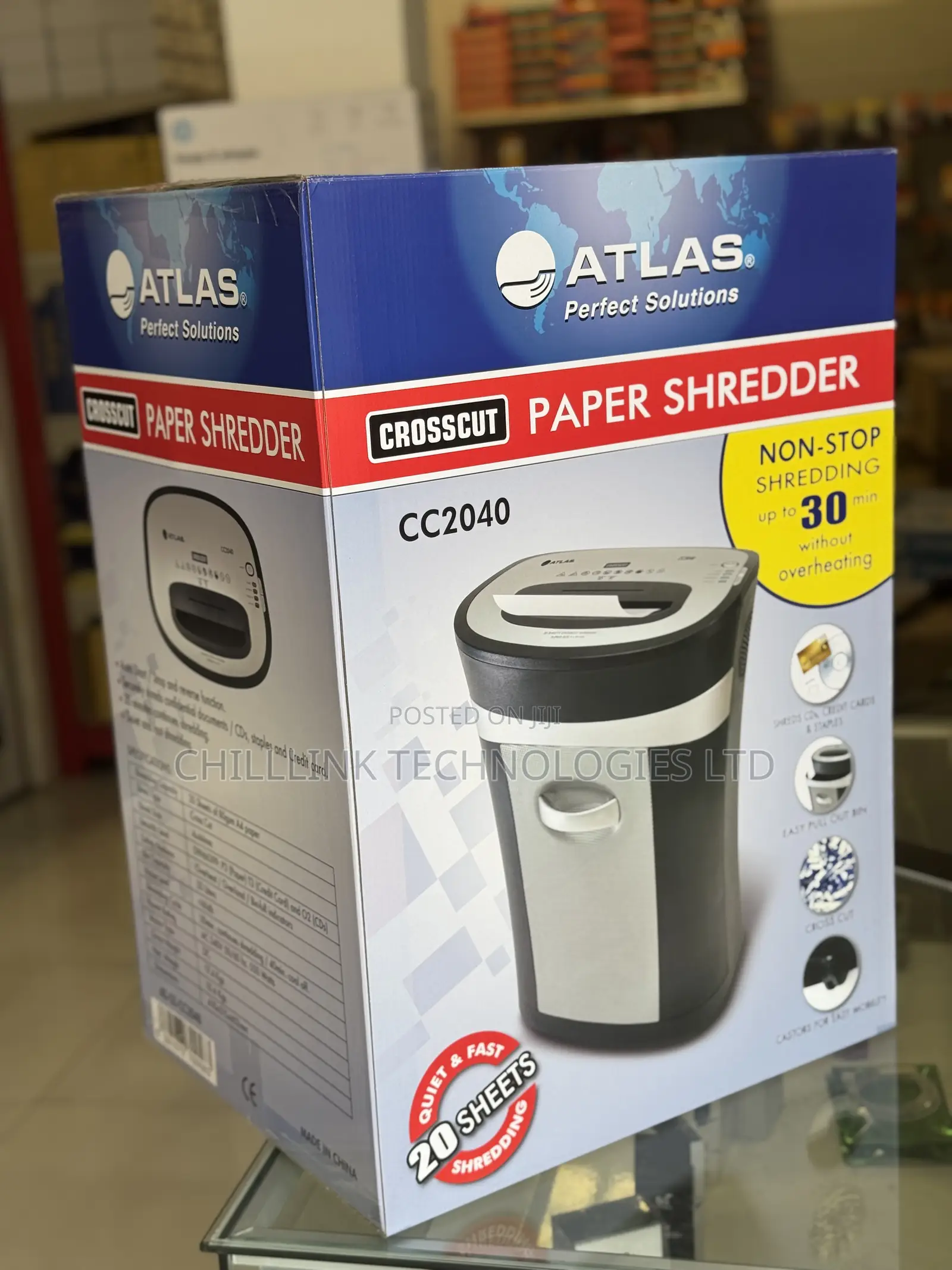 Atlas 20 Sheets Paper Shredder