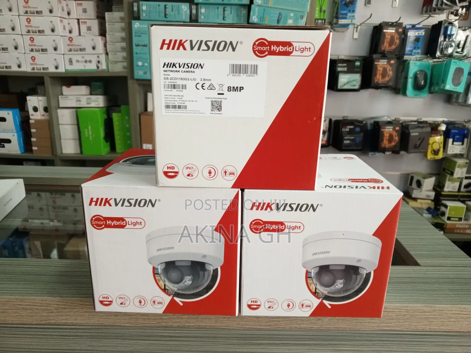 Hikvision Ip 8mp Smart Hybrid Color Camera Ds-2cd1183g2-Liu