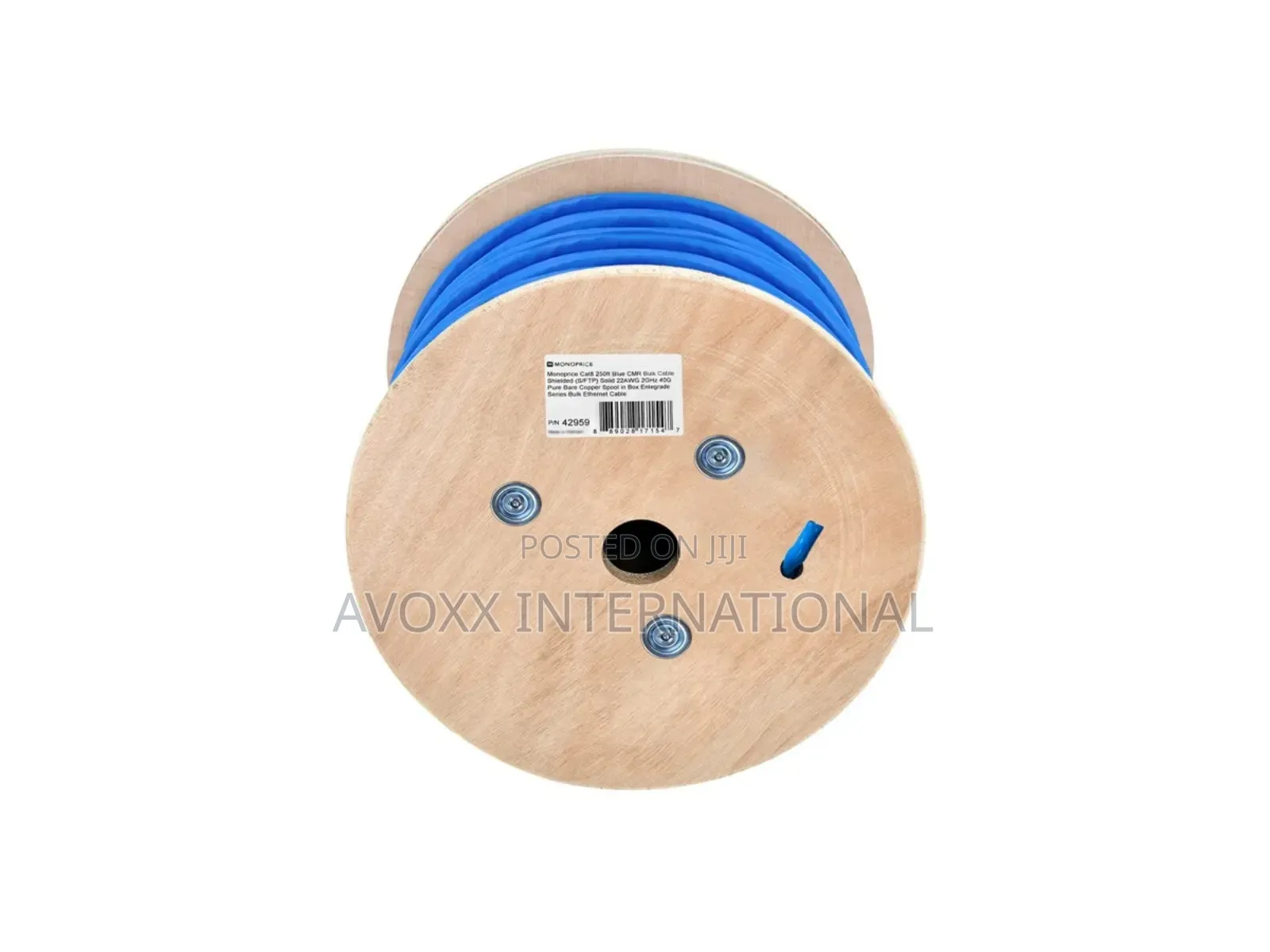 Acables Cat8 250ft Blue Cm Bulk Cable, Shielded (S/Ftp)