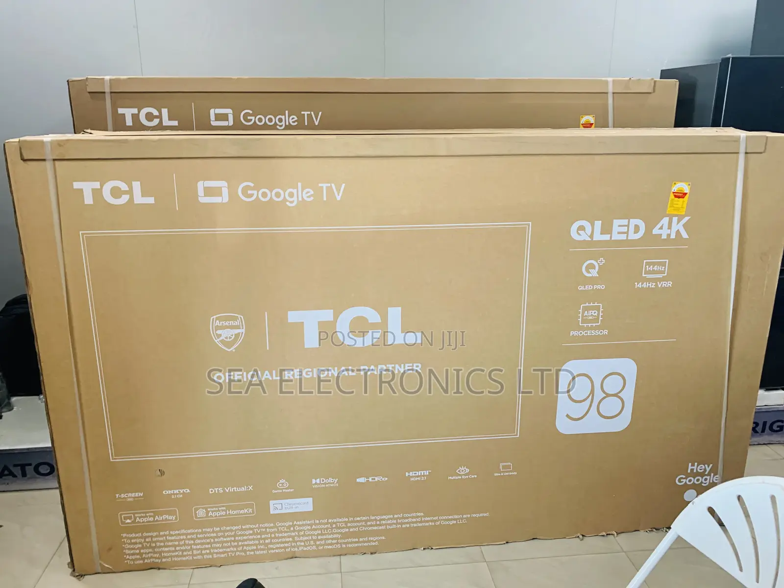 TCL 98” Inch QLED--SMART-ANDROID-TV