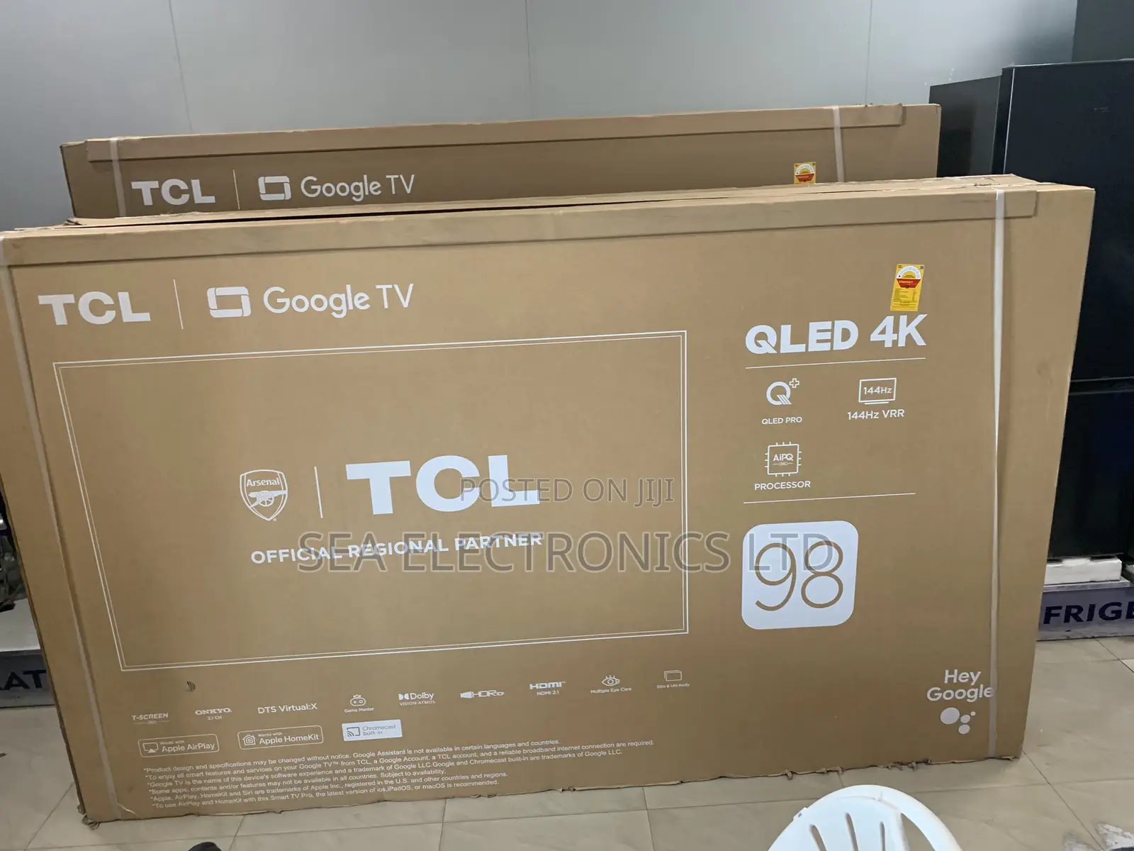 Unique TCL 98” Inch Uhd QLED Google Tv