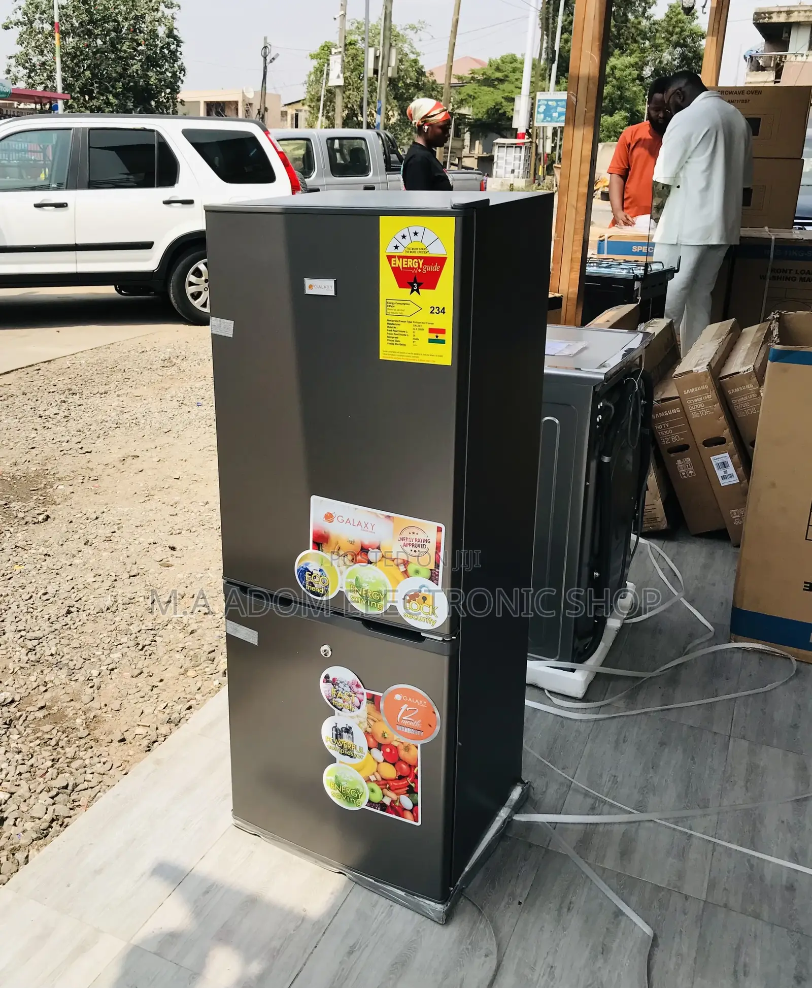 Energy Efficient Galaxy 2 Door Electric Fridge,Glx-200bg