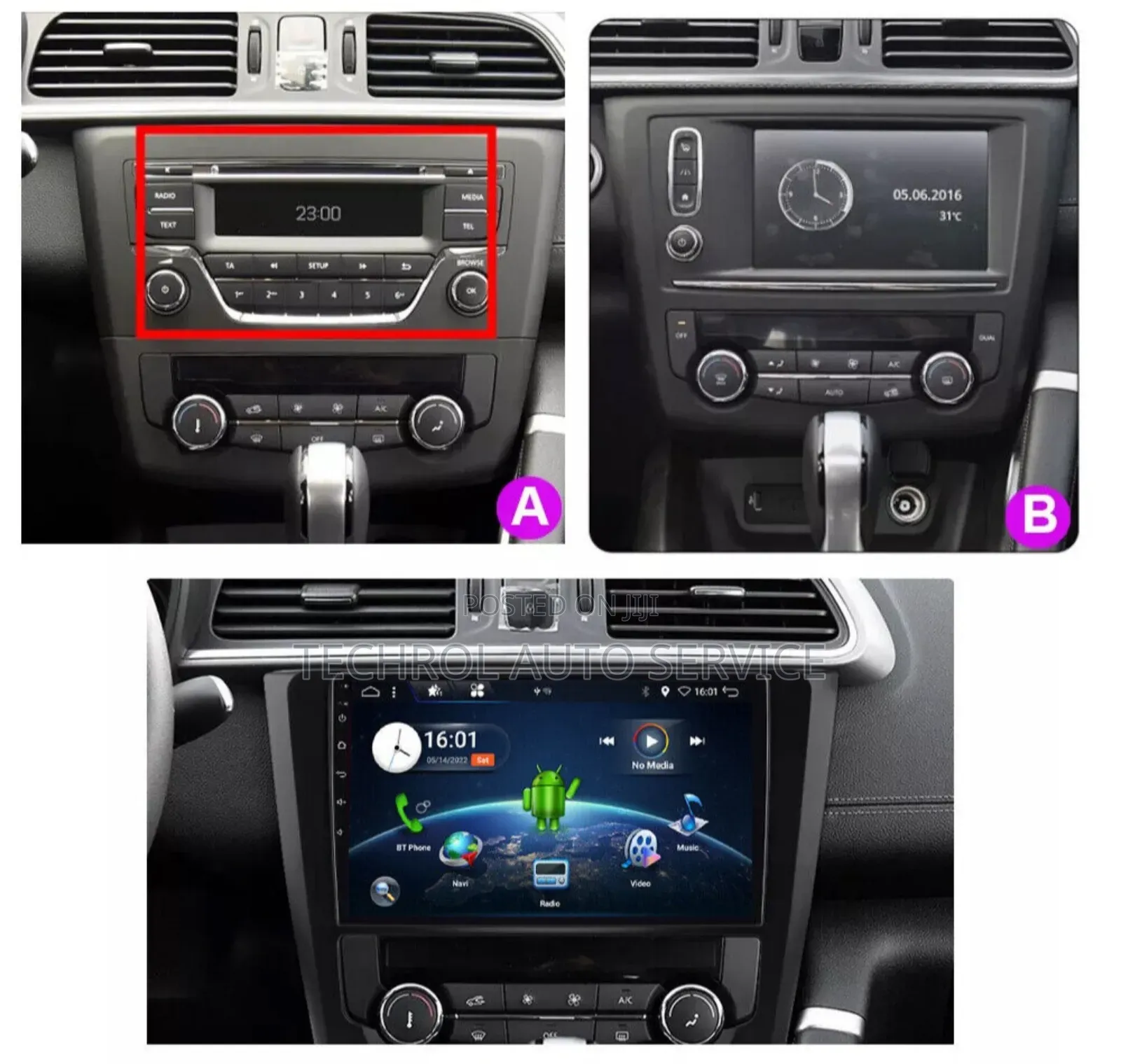 Renault Kadjar 2015,2016,2017 Andriod Radio,Carplay