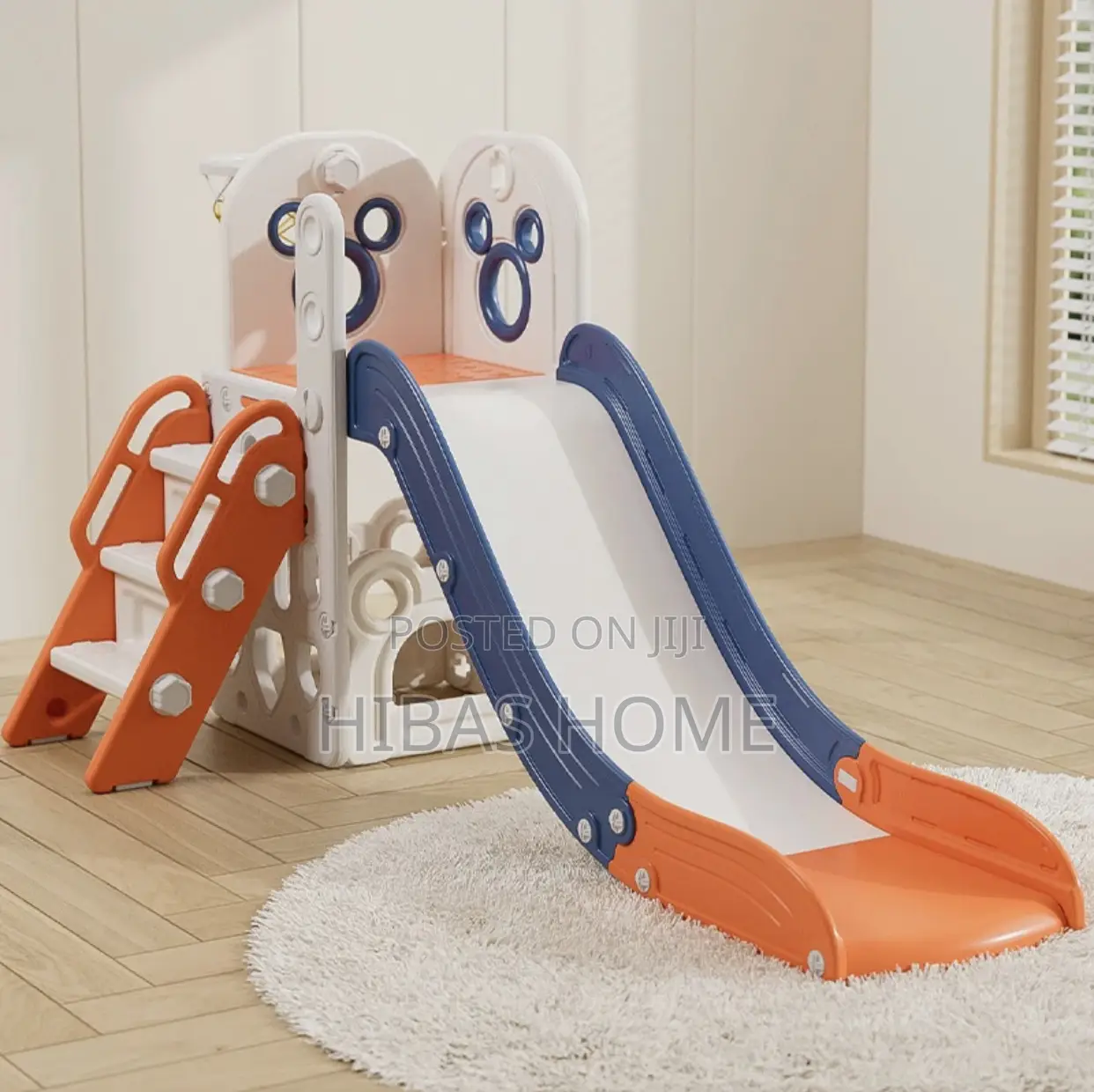 Kids Slide With Playhouse Under 180x76x94cm