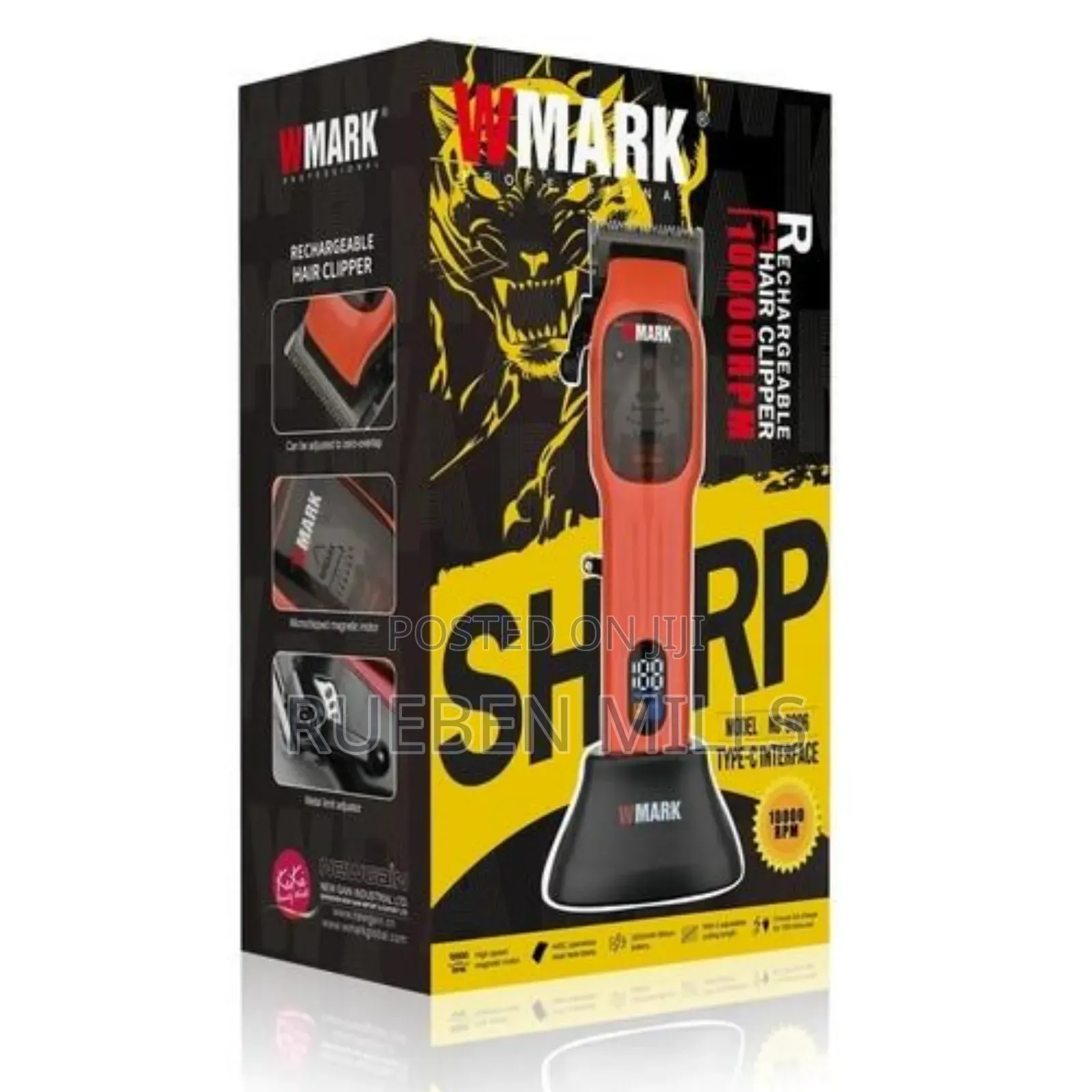 Wmark Ng-9006 Ultra Premium 10000rpm Barbering Machine