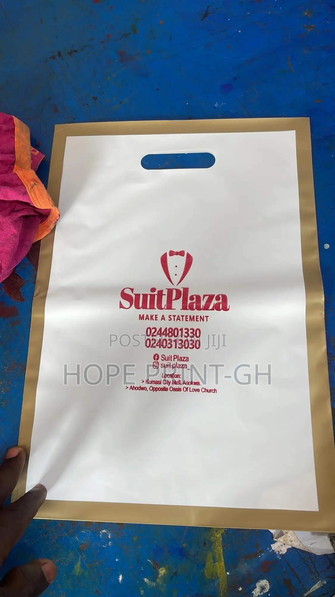 PROMO ON DIGITAL Take Away Rubber Printing
