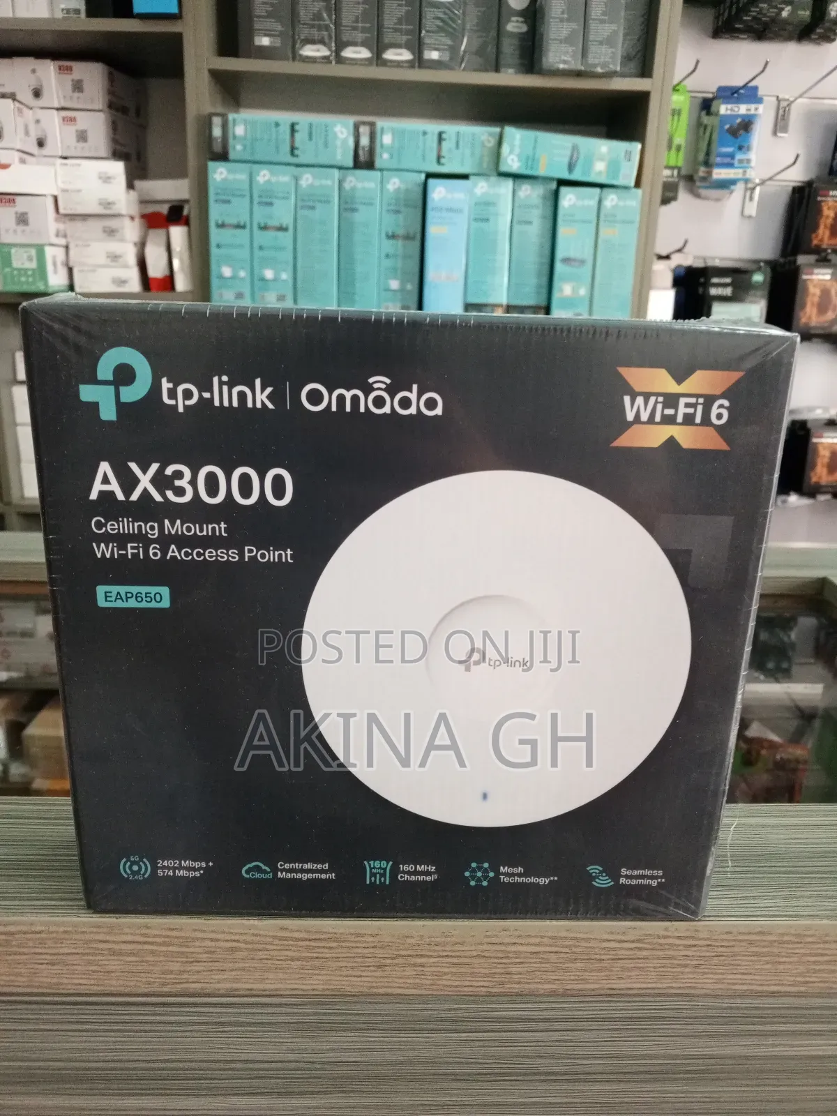 Tp-Link Eap650 Ax3000 Indoor Dual-Band Wi-Fi 6 Access Point