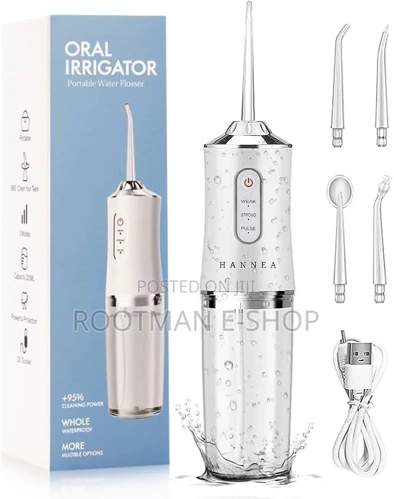Portable Dental Water Flosser With 4 Jet 3 Modes 360 Degree