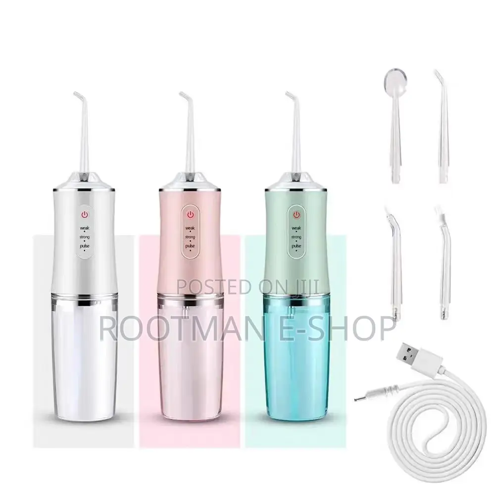 Portable Dental Water Flosser With 4 Jet 3 Modes 360 Degree