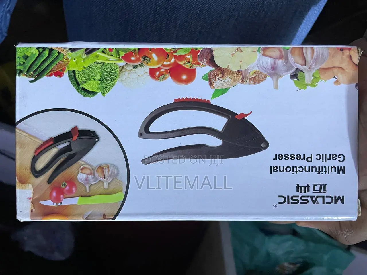 Multifunctional Garlic Presser