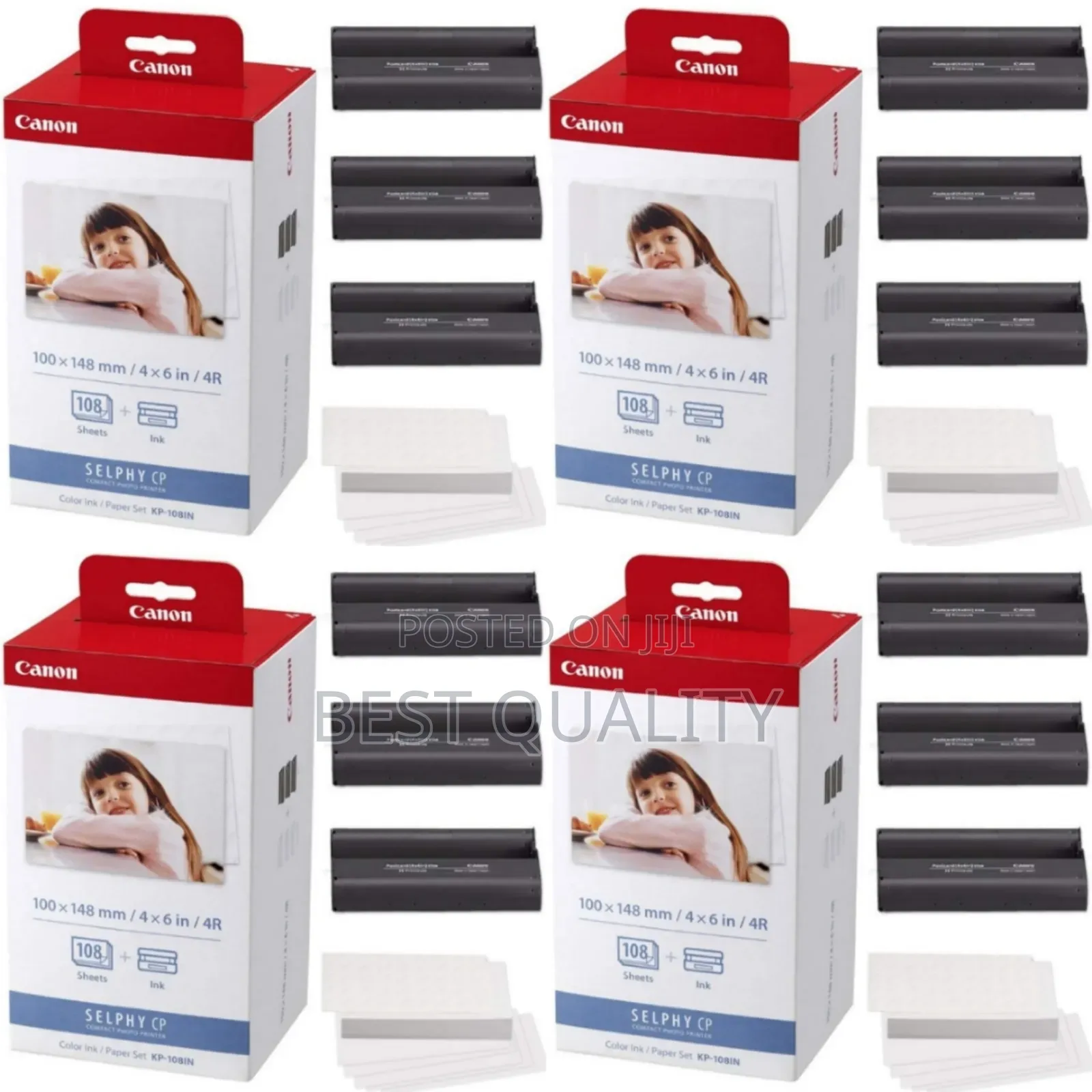 Canon Selphy KP-108IN Color Ink and Paper Set