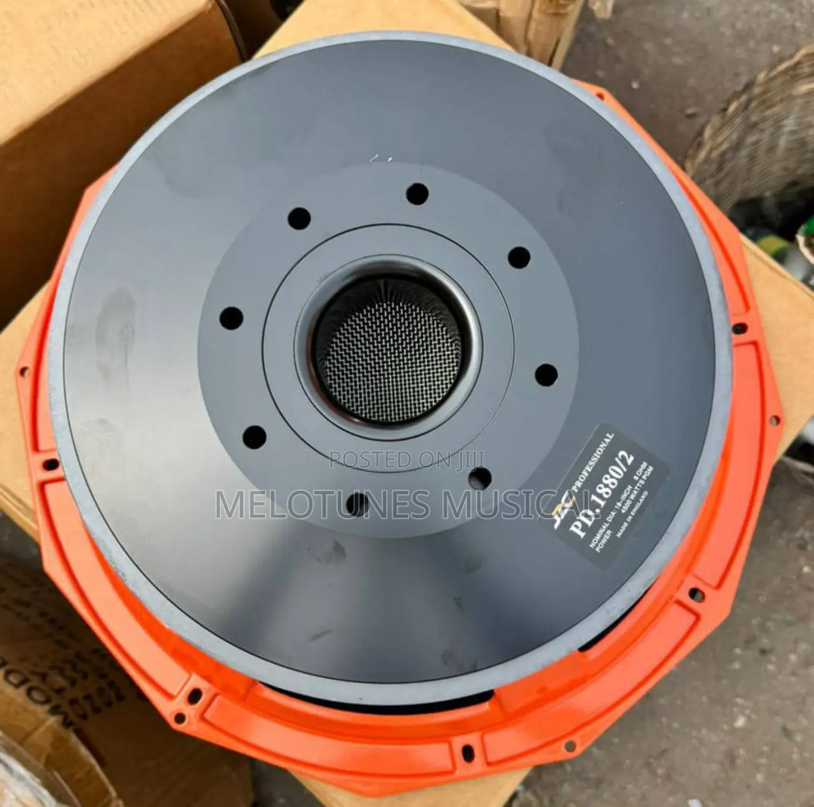 Jac Pd.1880/2 18inches 4500watt Pair of Naked Speakers