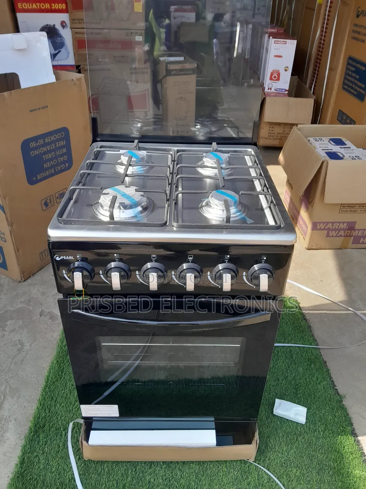 Pearl Durable 4burner Gas Cooker 50*50]