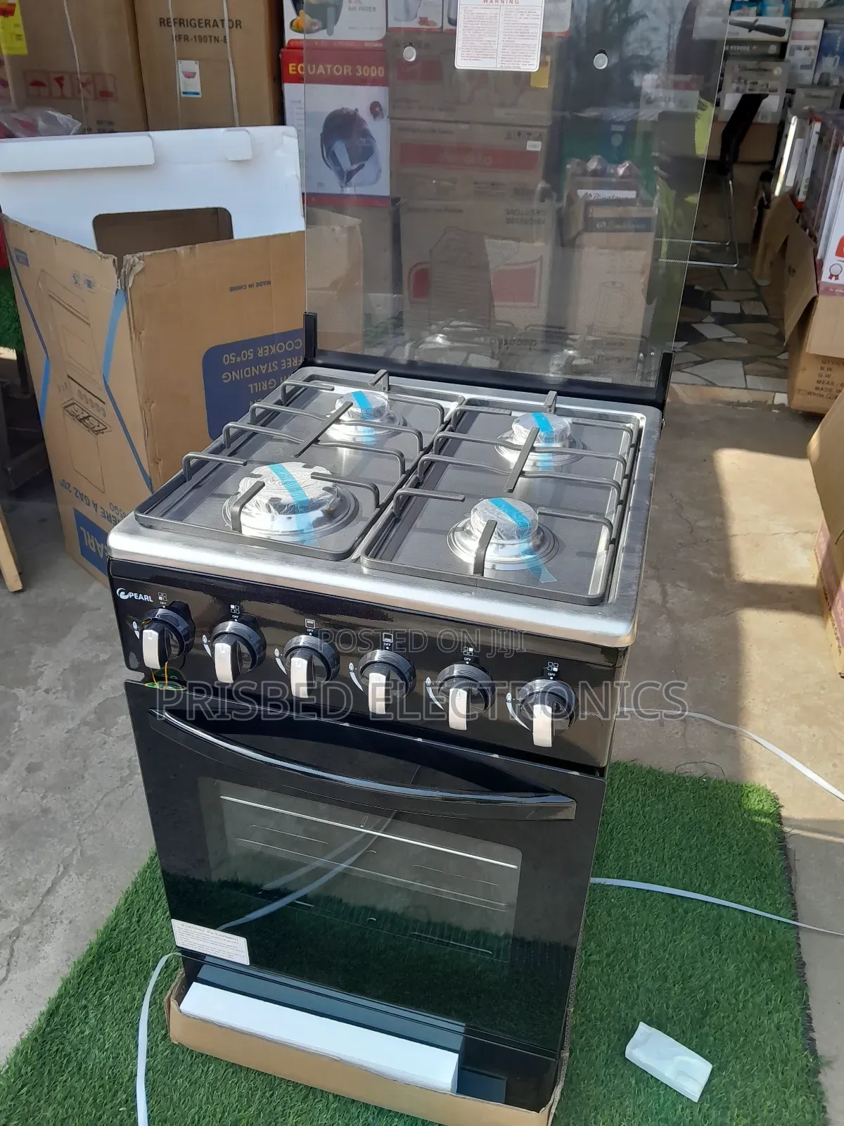 Pearl Durable 4burner Gas Cooker 50*50]